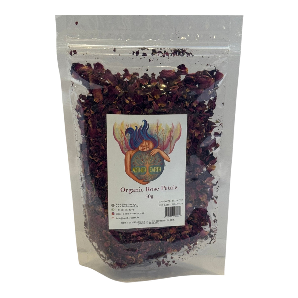 Organic Rose Petal Tea (50g)